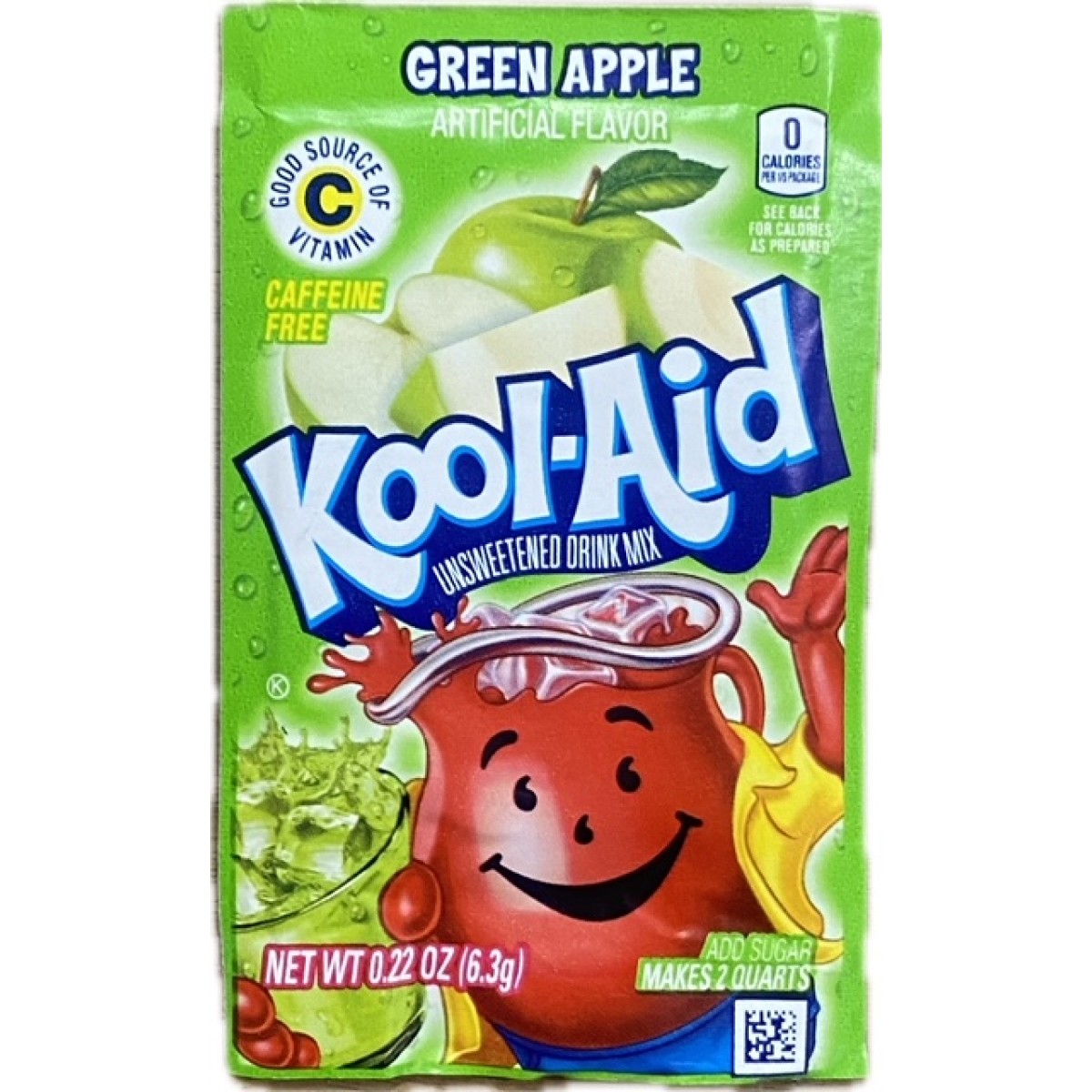 Kool-aid groen appel smaak